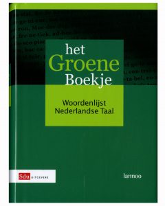 Groene boekje woordenlijst nederlandse taal