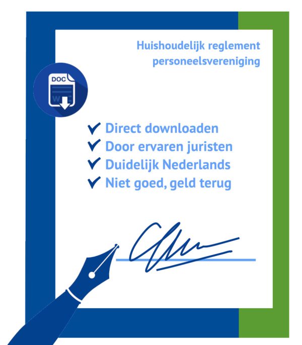 Huishoudelijk reglement Personeelsvereniging