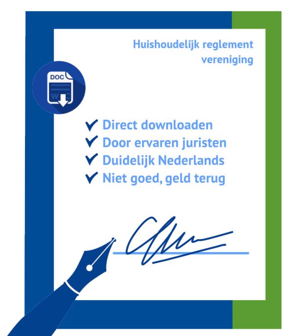 Huishoudelijk reglement vereniging